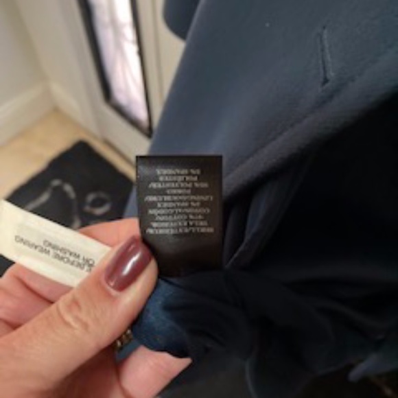 Ann Taylor Coat Women's Size: Large Color: Dark Teal - Picture 4 of 4